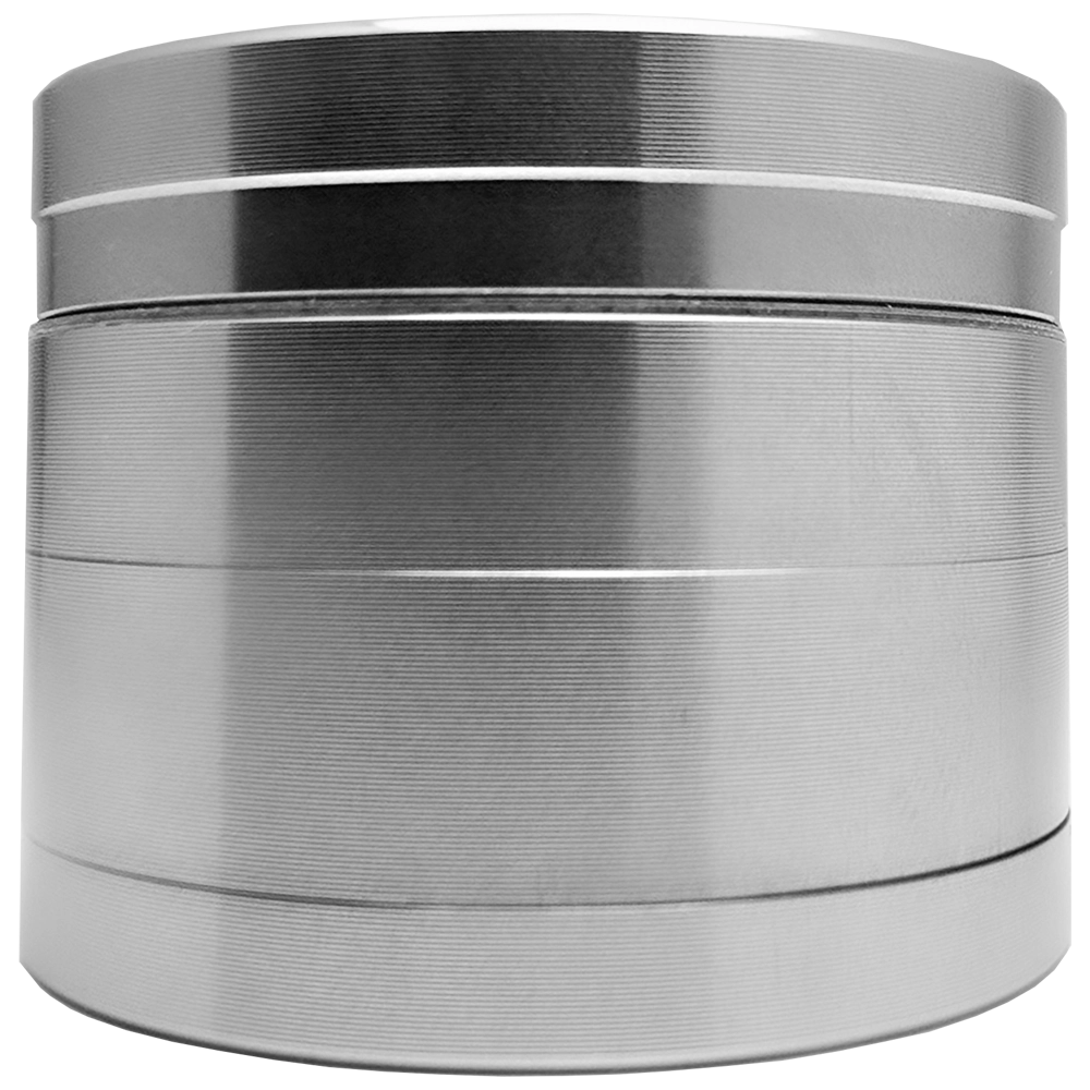 Home of Smoke Edelstahlgrinder 4teilig seitlich