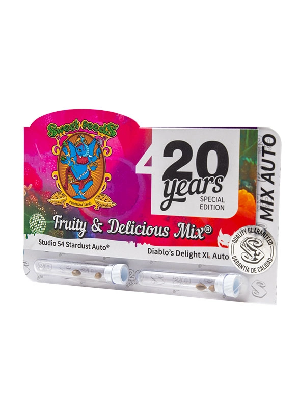 Fruity & Delicious Mix Auto | Autoflowering Cannabissamen von Sweet Seeds