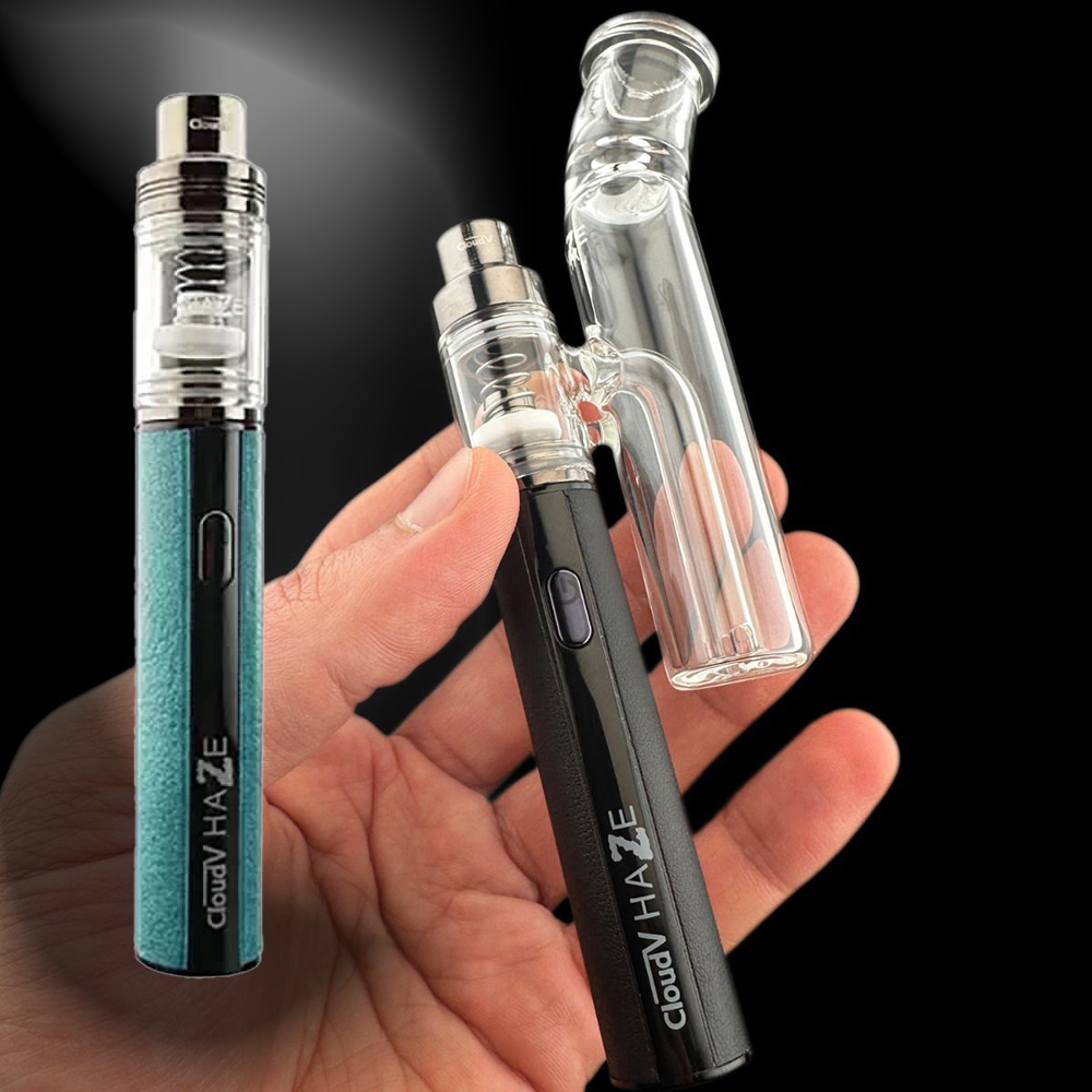 Cloud V Haze Premium Bundle - Flower Pen & Aqua Bubbler im Set - Teal (Blaugrün) Cloud V Haze Premium Bundle - Flower Pen & Aqua Bubbler im Set - Teal (Blaugrün)