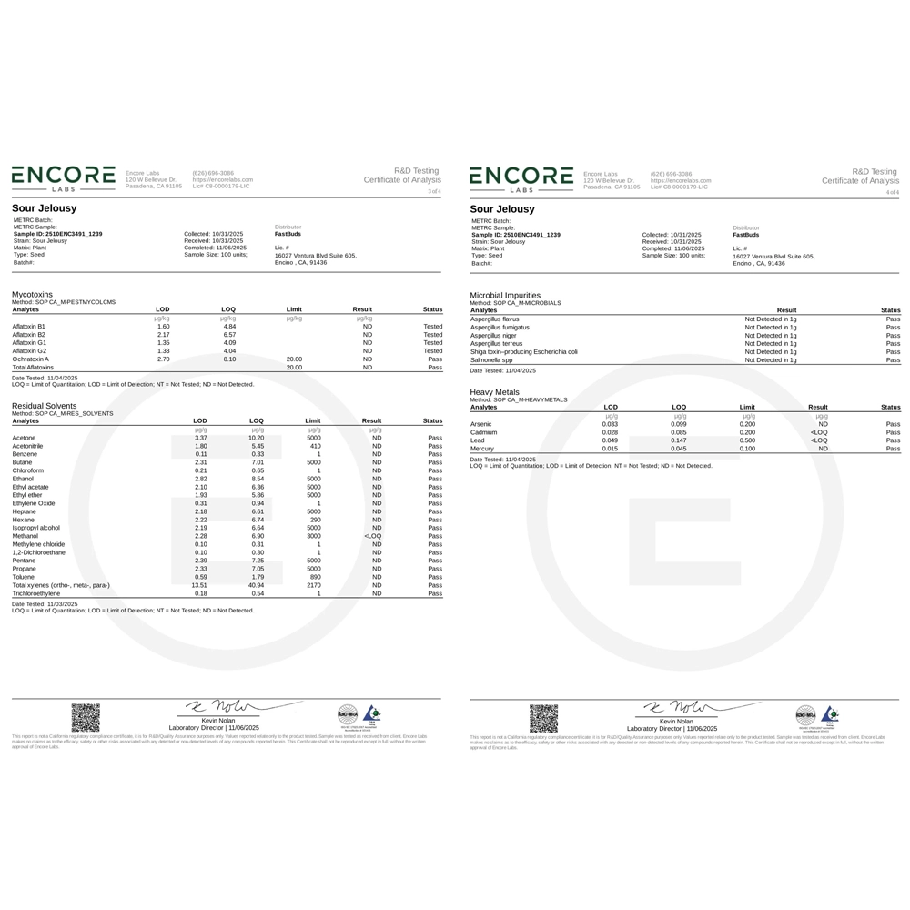 Sour Jealousy Auto | Autoflowering Cannabissamen von Fast Buds