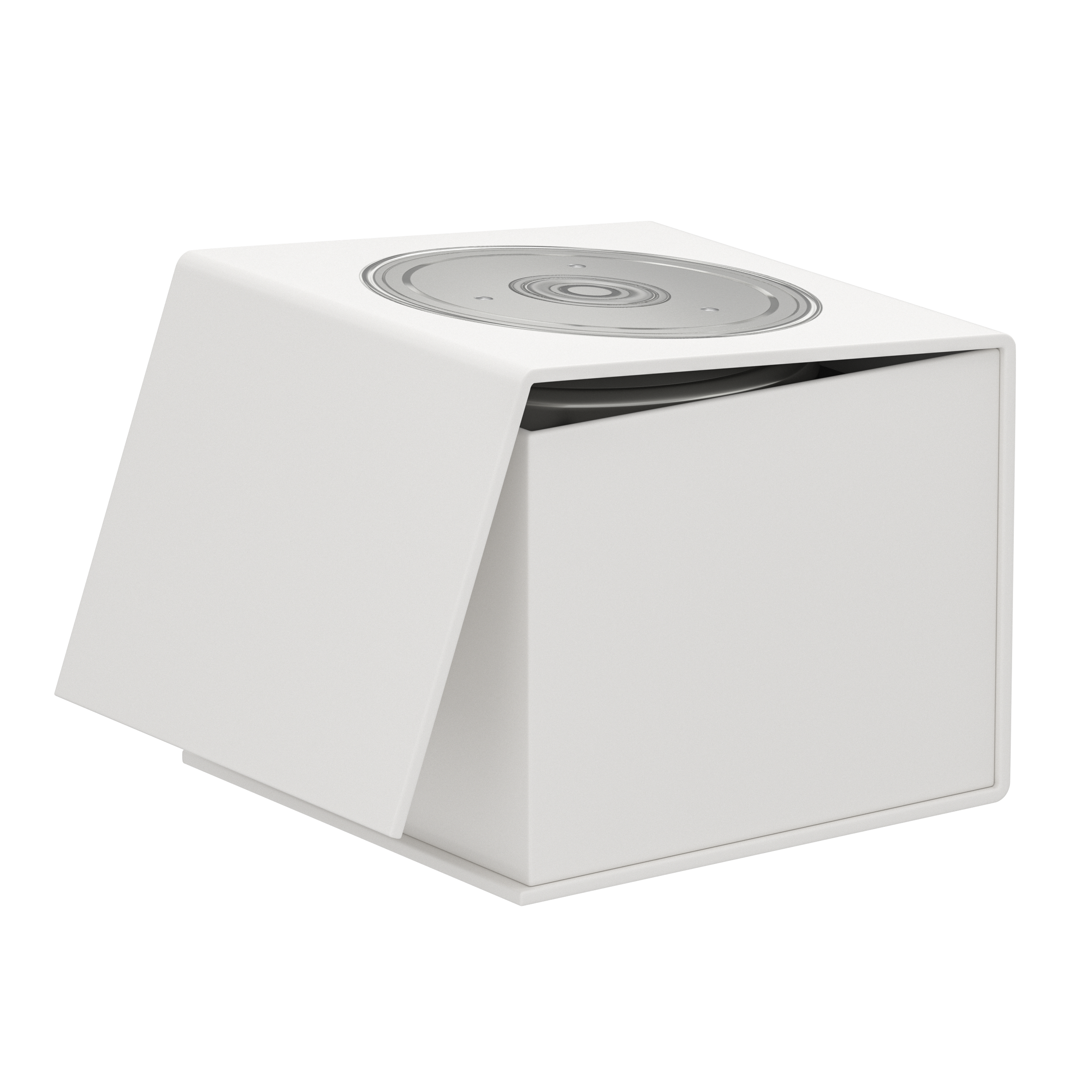 Cyber Grinder Verpackung Weiße Geschenkbox des Cyber Grinders mit geprägtem Deckel