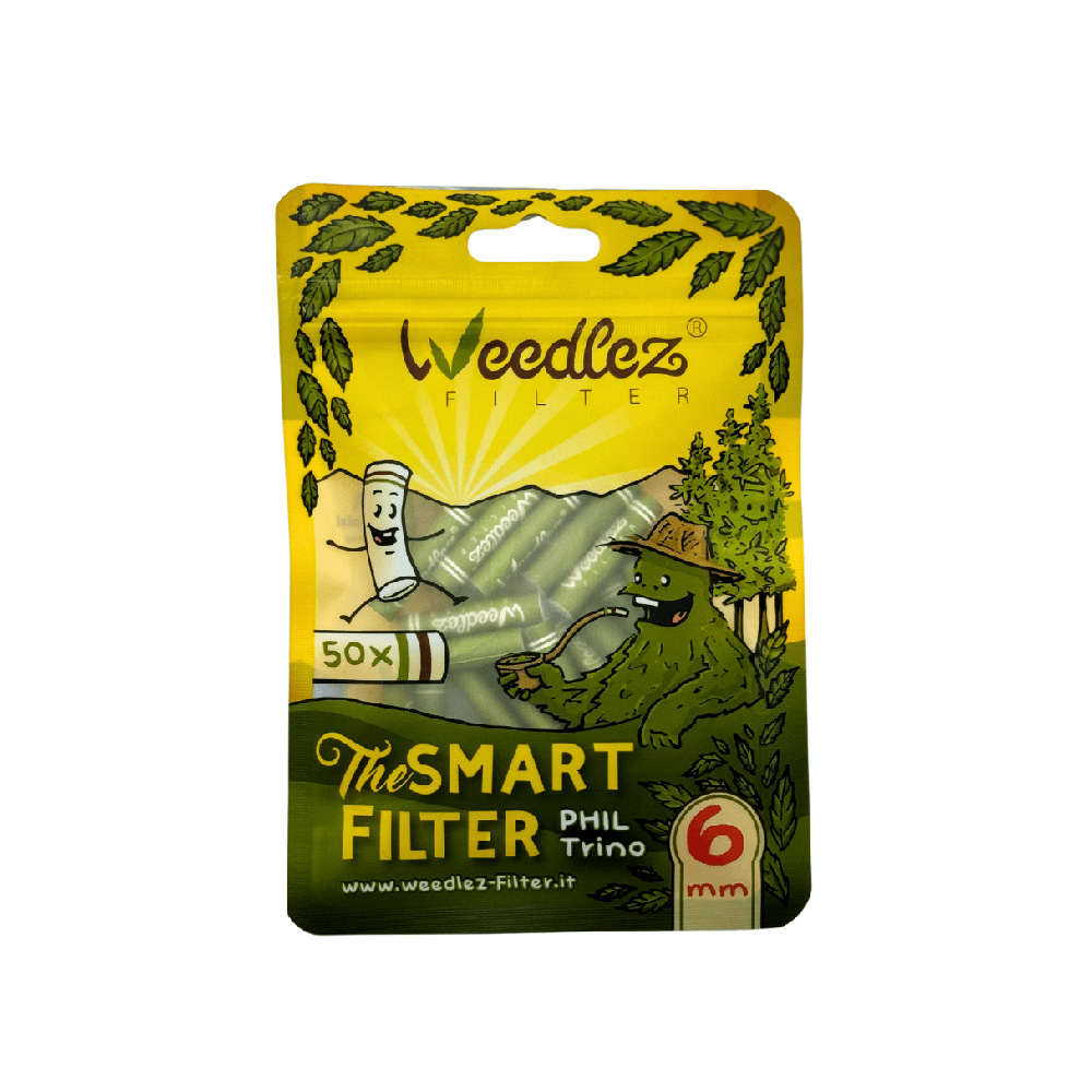 Weedlez Smart Filter Phil Trino Ø 6 mm 50 Stück - Grün Weedlez-smart-filter-50x-6mm-grn