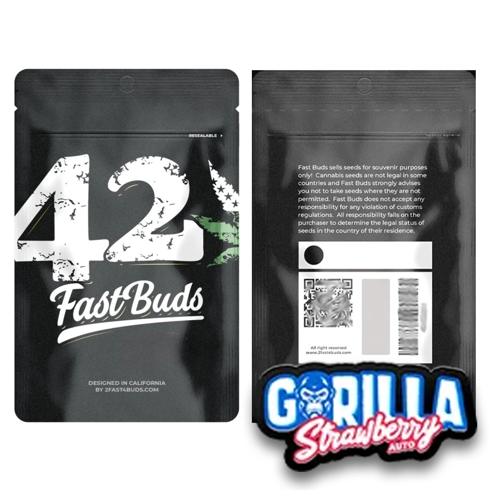 Strawberry Gorilla Auto | Autoflowering Cannabissamen von Fast Buds