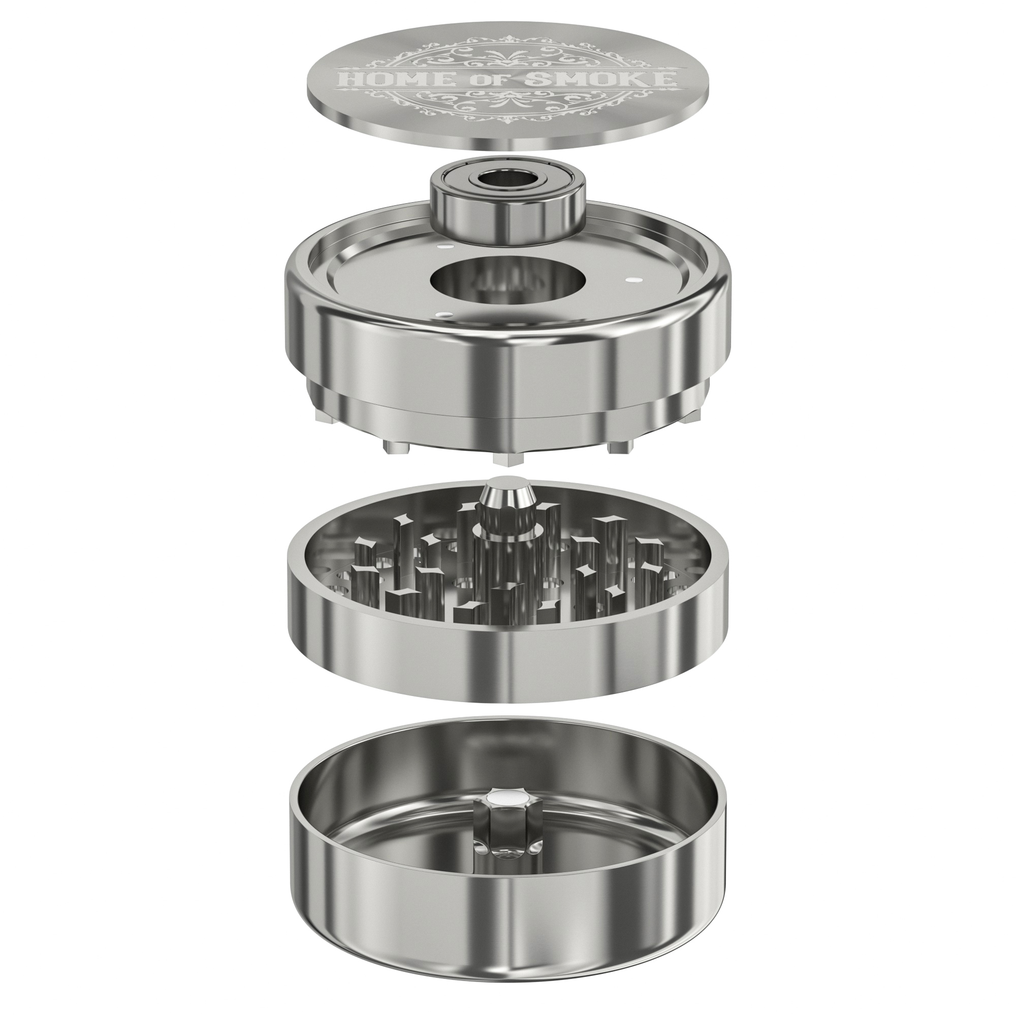 CLUDI's Cyber Bearing Grinder - Ø62mm Edelstahl mit Kugellager CLUDI's Cyber Bearing Grinder - Ø62mm Edelstahl mit Kugellager