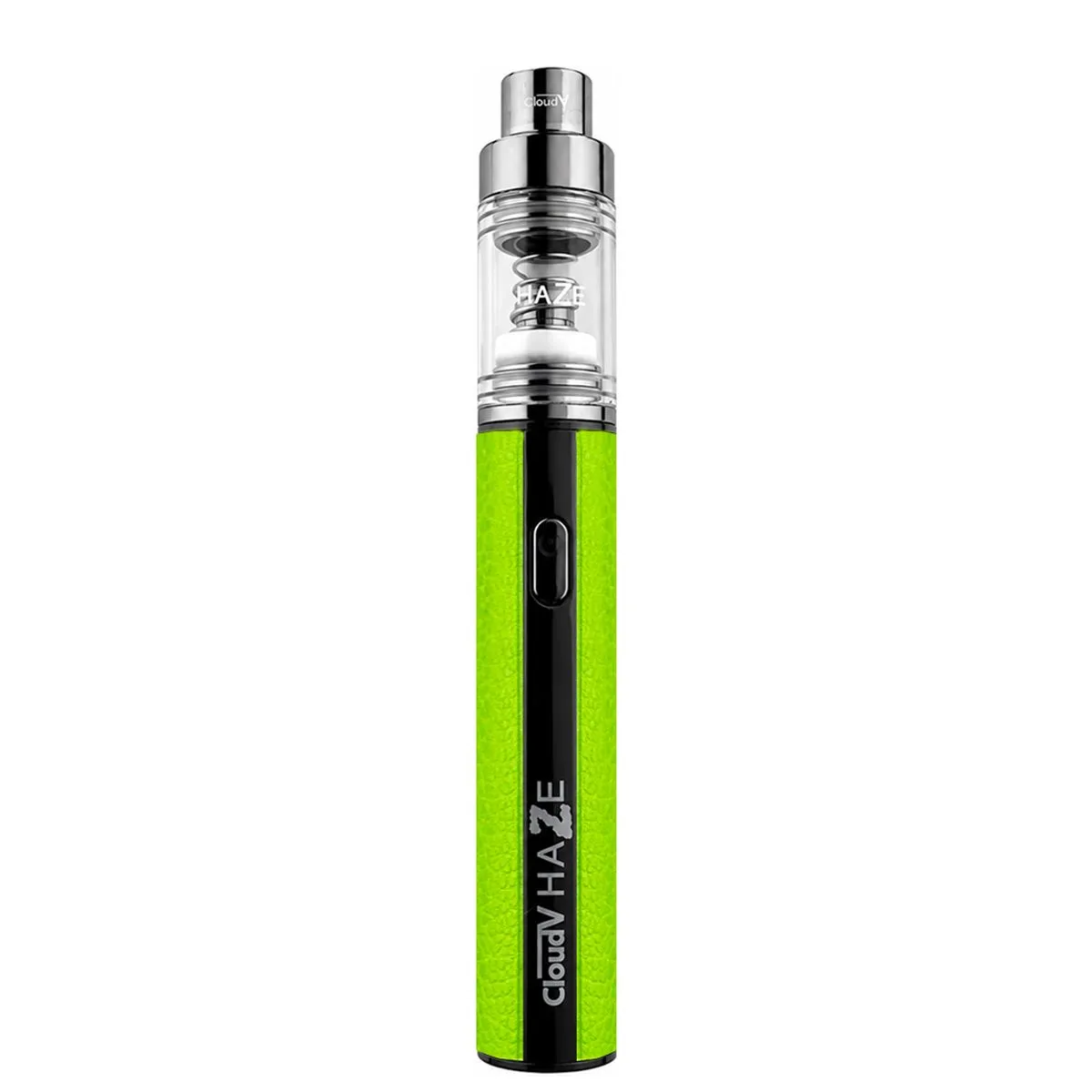 Cloud V Haze Pen Limettengrün Cloud V Haze Pen in Limettengrün mit Glaskammer, freigestellt