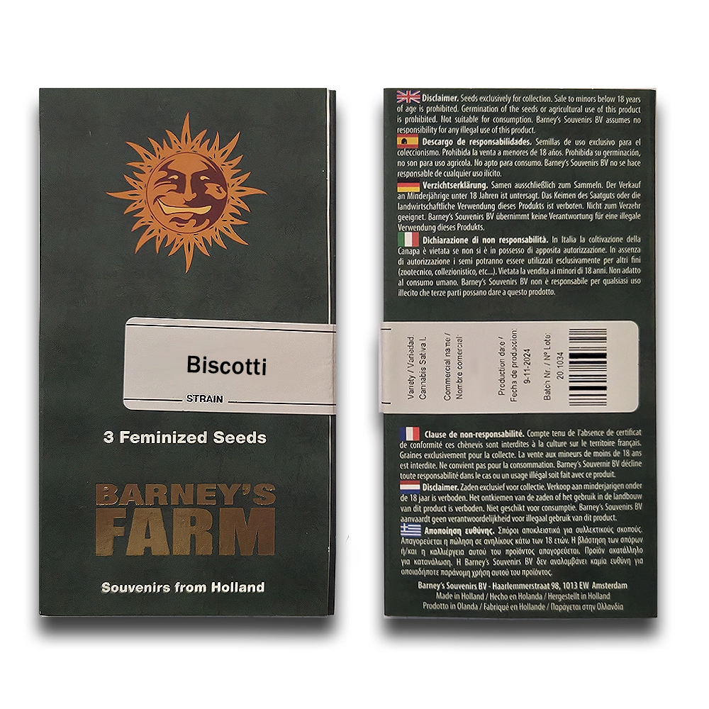 Biscotti | Feminisierte Hanfsamen von Barney's Farm