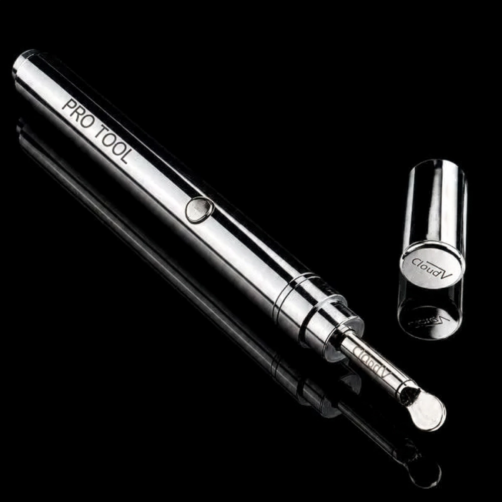 Cloud V Pro Tool Spitze Cloud V Pro Tool Hot Dab Tool mit sichtbarer Spitze neben der Schutzkappe