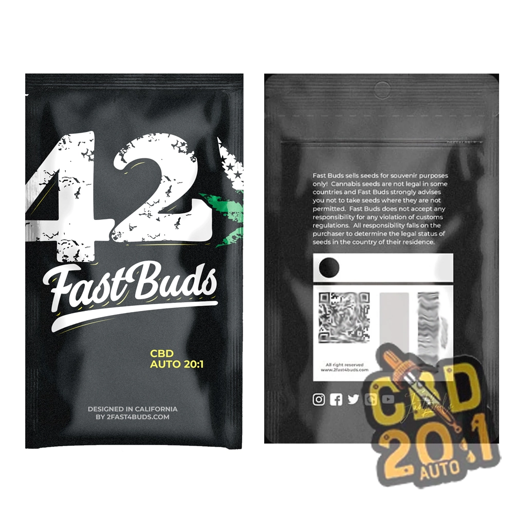 CBD Auto 20:1 | Autoflowering Hanfsamen von Fast Buds