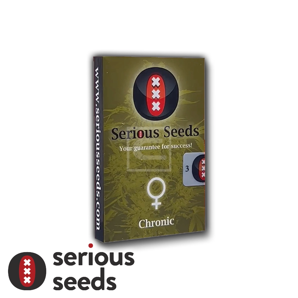 Chronic Verpackung Goldene Serious Seeds Verpackung Chronic