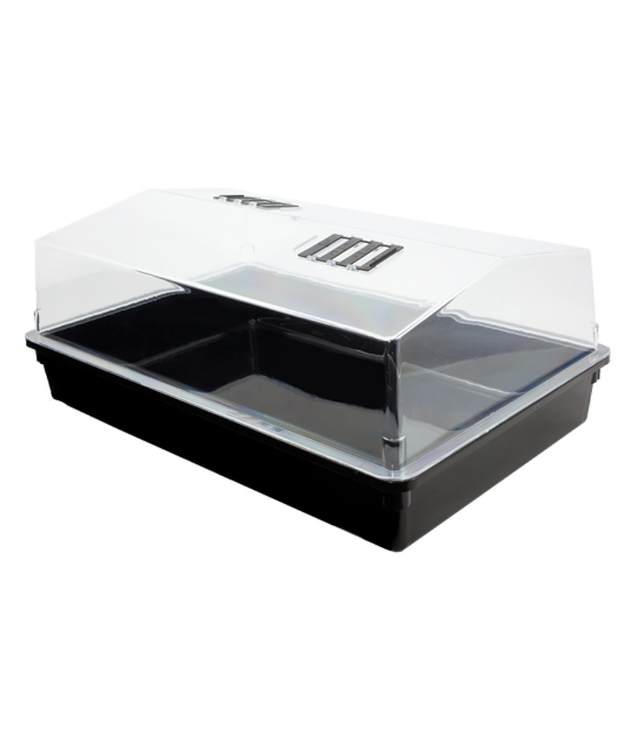 Gewächshaus Maxi mit Belüftungsklappen 57x38x22cm Growversand gewächshaus 57x38x22