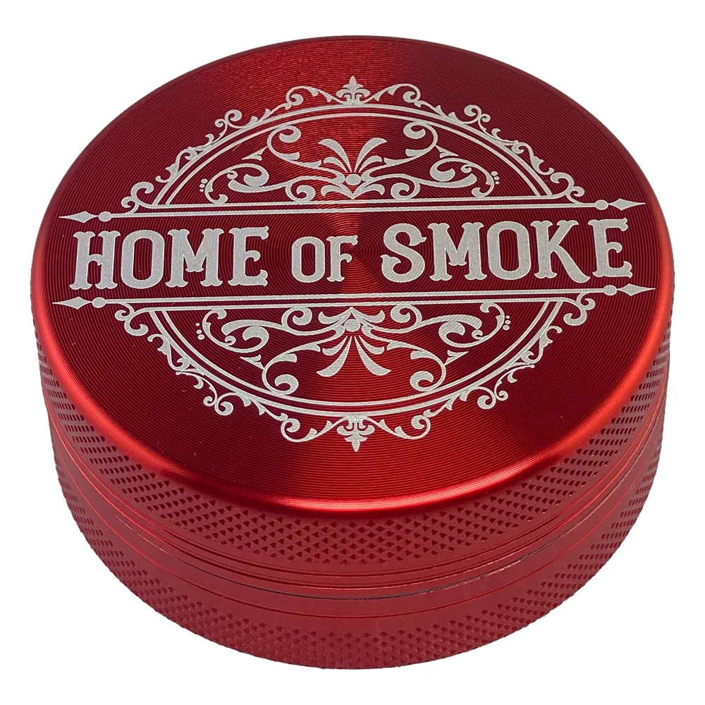 Cludi-Alugrinder-zweiteilig-rot-55mm-Oberseite